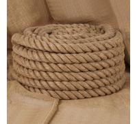vidaXL Corde de jute 5 m de long 50 mm d'épaisseur