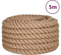 vidaXL Corde de jute 5 m de longueur 60 mm d'épaisseur