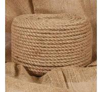 vidaXL Corde de jute 50 m de long 12 mm d'épaisseur 153754 Marron G