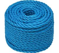 vidaXL Corde de travail bleu 20 mm 100 m polypropylène