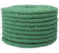 vidaXL, corde verte, 2 x 2 x 10000 cm, en coton