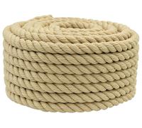 vidaXL Cordelette en fibre naturelle, 2 mm, 50 mètres