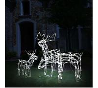 VIDAXL Cordon lumineux de No?l 3 pcs Rennes 229 LED