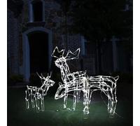 VIDAXL Cordon lumineux de No?l 3 pcs Rennes 229 LED
