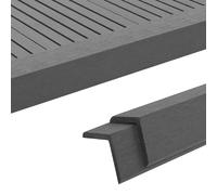VidaXL Cornière de Terrasse - 170 cm Gris WPC