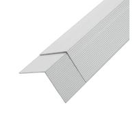 vidaXL 5 pcs. Angle d'habillage Habillages en aluminium 170 cm Argent