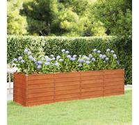 vidaXL Corten Lit surélevé 320x80x77 cm