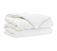 vidaXL Couette Blanc 220 x 240 cm Fibre de bambou 42041945