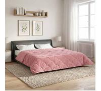 vidaXL Couette d'été 200 x 240 cm Été Rose Respirant 42026197