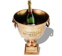 vidaXL Coupe à champagne Cuivre Marron