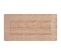 Vidaxl Coureur De Tapis Marsa Blanc 100 X 200 Cm Polyester Et Pvc