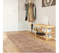 vidaXL Coureur de Tapis MARSA Blanc 100 x 250 cm Polyester et PVC 42023317