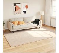 vidaXL Coureur de Tapis MARSA Crème 190 x 300 cm Polyester et PVC 42023070