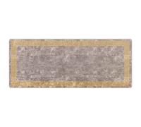 Vidaxl Coureur De Tapis Marsa Gris 100 X 250 Cm Polyester Et Pvc