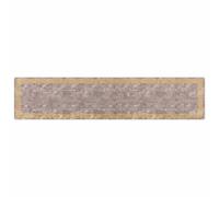 Vidaxl Coureur De Tapis Marsa Gris 100 X 450 Cm Polyester Et Pvc