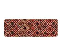 Vidaxl Coureur De Tapis Marsa Multicolore 50 X 100 Cm Polyester Et Pvc