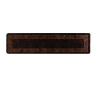 Vidaxl Coureur De Tapis Marsa Noir 100 X 450 Cm Polyester Et Pvc
