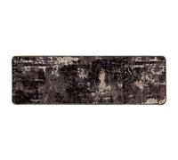 Vidaxl Coureur De Tapis Marsa Noir 50 X 350 Cm Polyester Et Pvc