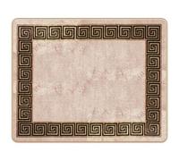 Vidaxl Coureur De Tapis Marsa Noir 80 X 100 Cm Polyester Et Pvc