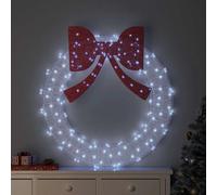 vidaXL Couronne avec 150 LED Blanc froid 120 cm Acrylique