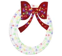 vidaXL Couronne avec des lumières à LED Multicolore 120 cm Acrylique