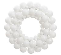 vidaXL Couronne de Noël blanc 45 cm polystyrène 356126 Blanc G