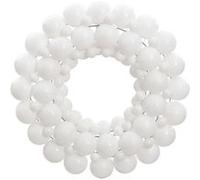 VidaXL Couronne de Noël - 45 cm Blanc