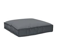 vidaXL Coussin Anthracite 80 x 80 x 12 cm Tissu Oxford, Coussin carré Moderne pour Salon, résistant à l'eau, Accent déco idéal, Indoor ou Outdoor, pour Le Confort