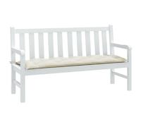 vidaXL Coussin de banc 150x50x7 cm - Crème mélangé