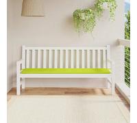 vidaXL Coussin de Banc de Jardin 180x50x3 cm - Vert Vif