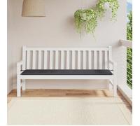 VidaXL Coussin de banc anthracite