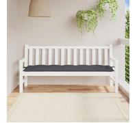 Vidaxl Coussin De Banc De Jardin Anthracite 180x50x7 Cm Tissu Oxford
