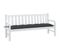 Vidaxl Coussin De Banc De Jardin Anthracite Mélangé 180x50x7 Cm Tissu