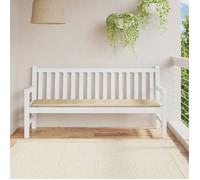 vidaXL Coussin Banc de Jardin Beige