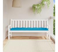 VidaXL Coussin de banc de jardin - Bleu clair 180x50 cm