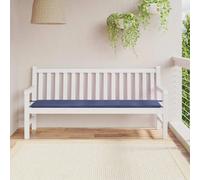 vidaXL Coussin de banc de jardin Bleu Marine