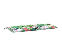 vidaXL Coussin de Banc de Jardin Carreaux Multicolore 120x50x7cm Tissu