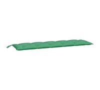 vidaXL Coussin de Banc de Jardin, Coussin de Siège, Coussin de Banc de Patio, Coussin de Meuble de Jardin d'Extérieur, Vert 180x50x7 cm Tissu Oxford