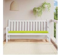 vidaXL Coussin de Banc de Jardin Noir