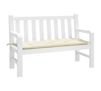 Vidaxl Coussin De Banc De Jardin Crème 120x50x7 Cm Tissu Oxford