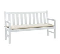 Vidaxl Coussin De Banc De Jardin Crème Mélangé 150x50x7 Cm Tissu