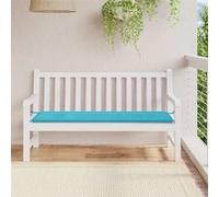 vidaXL Coussin de Banc de Jardin, Galette de Chaise Antidérapante, Décoration Terrasse Patio Salle de Séjour, Turquoise 361163 Bleu G