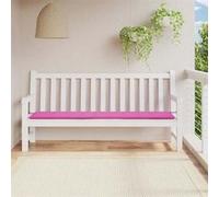 vidaXL Coussin de Banc de Jardin, Galette de Chaise Antidérapante, Décoration Terrasse Patio Salle de Séjour, Rose 200x50x4 361206 Rose