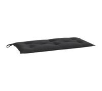 vidaXL Coussin de Banc de Jardin Noir 100x50x7 cm Tissu Oxford