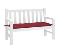 Vidaxl Coussin De Banc De Jardin, Revêtement De Banc Avec Jeux De Cordes, Coussin D'extérieur Imperméable, Rouge Bordeaux 361592 Multicolore
