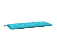 vidaXL Coussin de banc de jardin 361601 Turquoise 120 x 50 x 7 cm Tissu