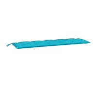vidaXL Coussin de banc - Turquoise