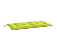 vidaXL Coussin de Banc de Jardin Vert Brillant 100x50x7cm Tissu Oxford