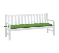 Vidaxl Coussin De Banc De Jardin Vert Mélangé 180x50x7 Cm Tissu