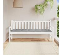 vidaXL Coussin de Banc Gris 180x50x7 cm